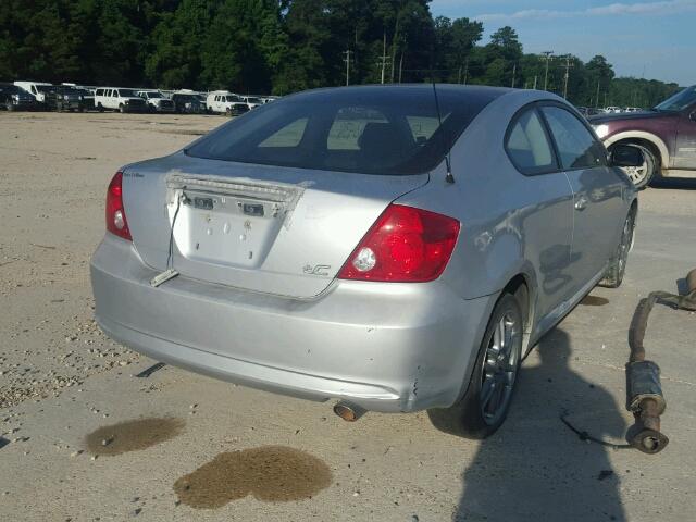 JTKDE177050040381 - 2005 TOYOTA SCION TC 银色 照片 4
