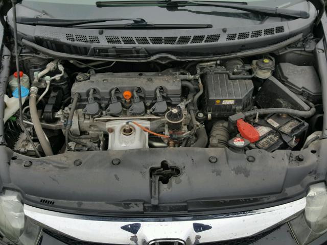 2HGFA16819H307780 - 2009 HONDA CIVIC EX შავი ფოტო 7