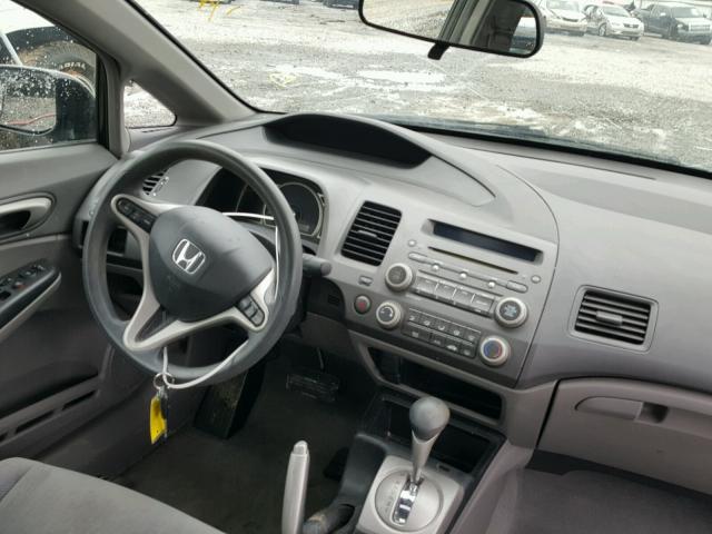 2HGFA16819H307780 - 2009 HONDA CIVIC EX შავი ფოტო 9