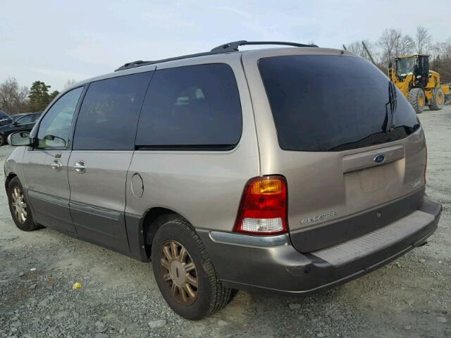 2FMDA58472BB01326 - 2002 FORD WINDSTAR L BEIGE photo 3