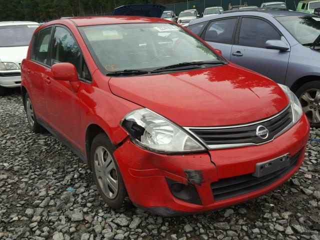 3N1BC1CP1CL365599 - 2012 NISSAN VERSA S RED photo 1