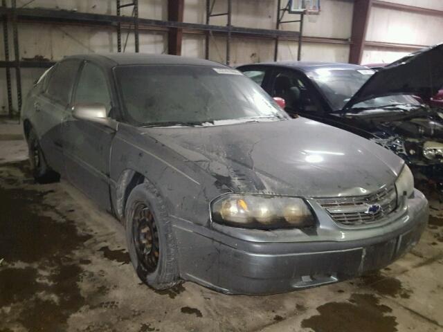 2G1WF52E349442192 - 2004 CHEVROLET IMPALA GRAY photo 1