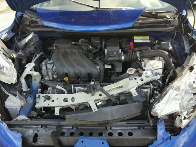 3N1CE2CP3FL389802 - 2015 NISSAN VERSA NOTE BLUE photo 7