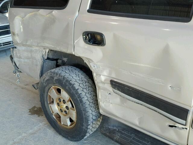 1GNEC13V64J277057 - 2004 CHEVROLET TAHOE C150 GOLD photo 9