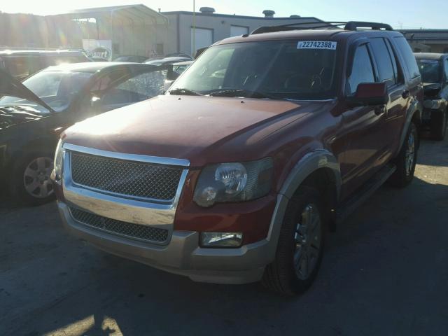 1FMEU64E89UA08755 - 2009 FORD EXPLORER E MAROON photo 2