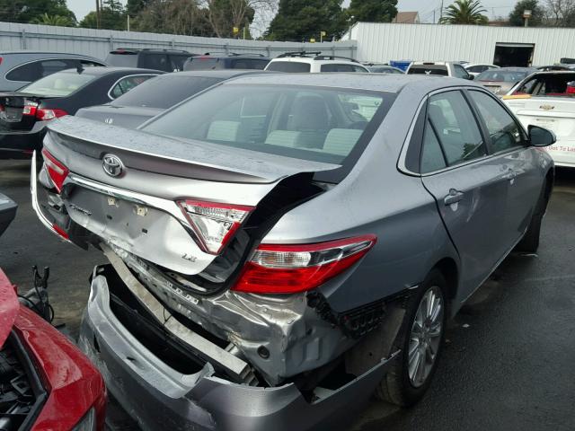 4T4BF1FK0FR465015 - 2015 TOYOTA CAMRY LE SILVER photo 4