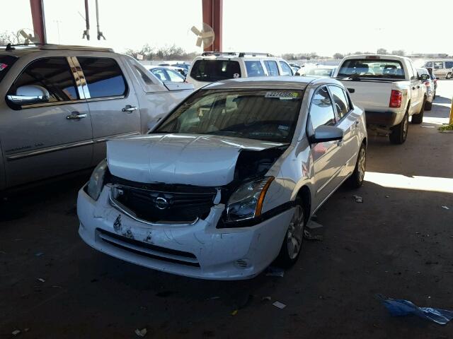 3N1AB6AP9BL726610 - 2011 NISSAN SENTRA 2.0 WHITE photo 2