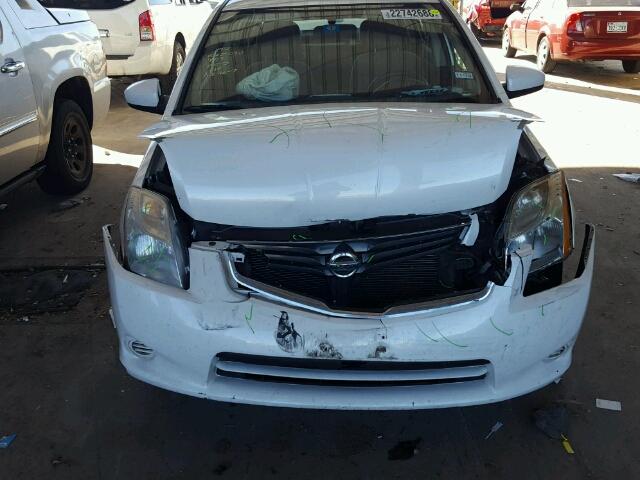 3N1AB6AP9BL726610 - 2011 NISSAN SENTRA 2.0 WHITE photo 9