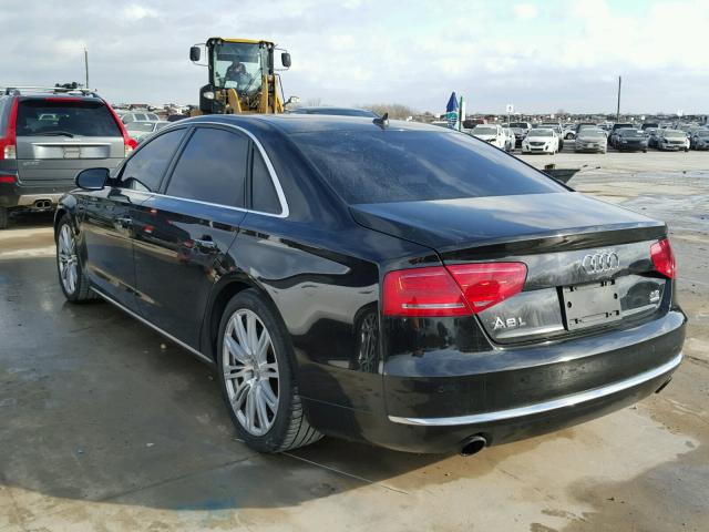 WAURVAFD2BN016518 - 2011 AUDI A8 L QUATT BLACK photo 3