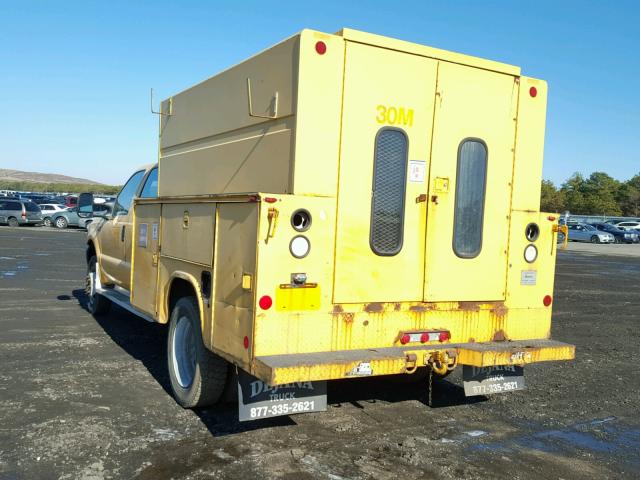 1FDXW46S61ED61777 - 2001 FORD F450 SUPER YELLOW photo 3