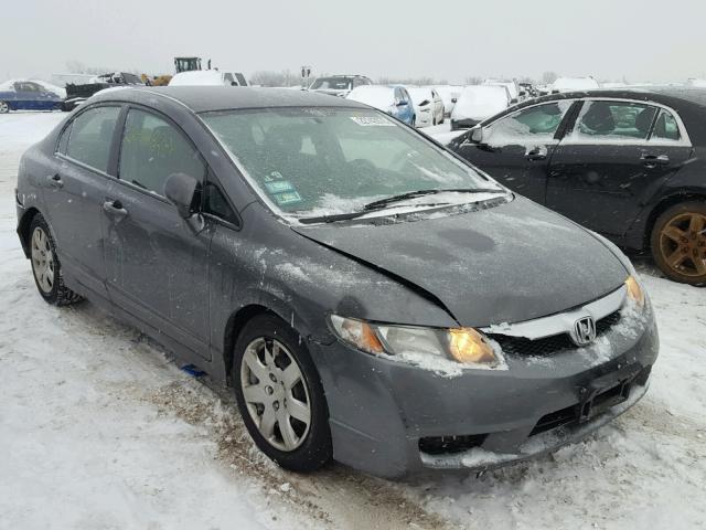 2HGFA16579H321785 - 2009 HONDA CIVIC LX GRAY photo 1