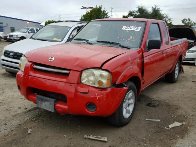 1N6DD26T03C414706 - 2003 NISSAN FRONTIER K RED photo 2