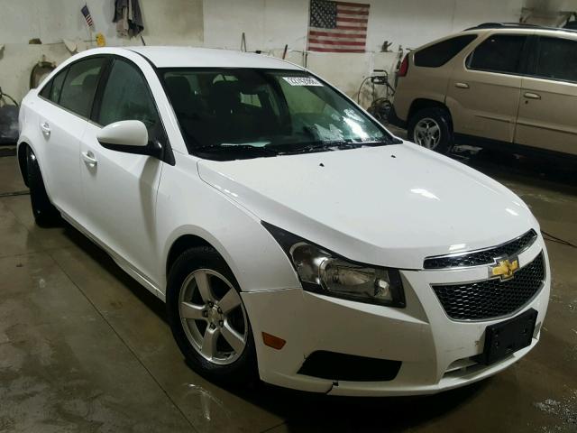 1G1PC5SB5D7314878 - 2013 CHEVROLET CRUZE LT WHITE photo 1