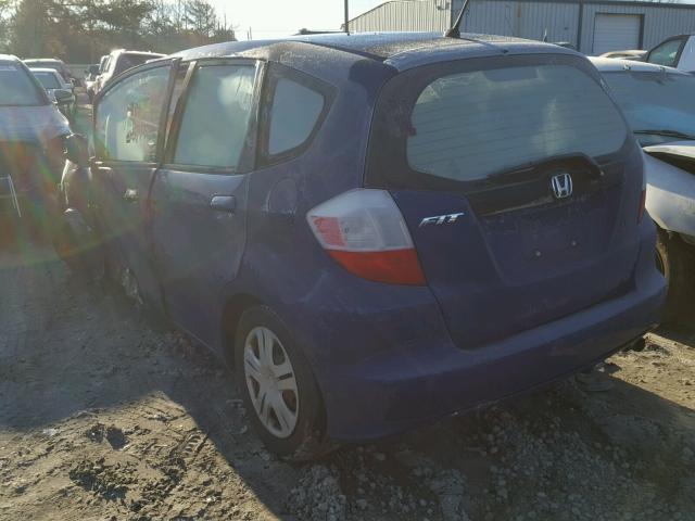 JHMGE8G29AS013467 - 2010 HONDA FIT BLUE photo 10