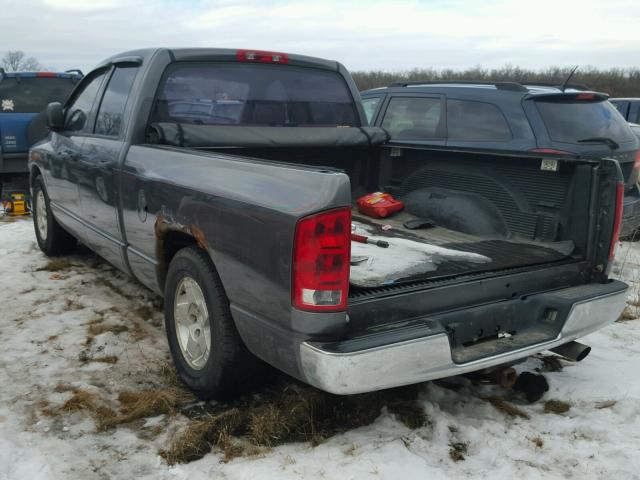 1D7HA18D13S301730 - 2003 DODGE RAM 1500 S GRAY photo 3