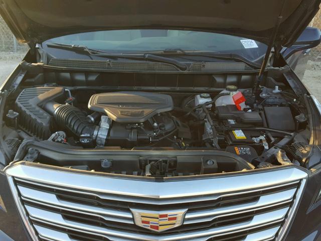 1GYKNCRS3HZ240533 - 2017 CADILLAC XT5 PREMIU BLUE photo 7