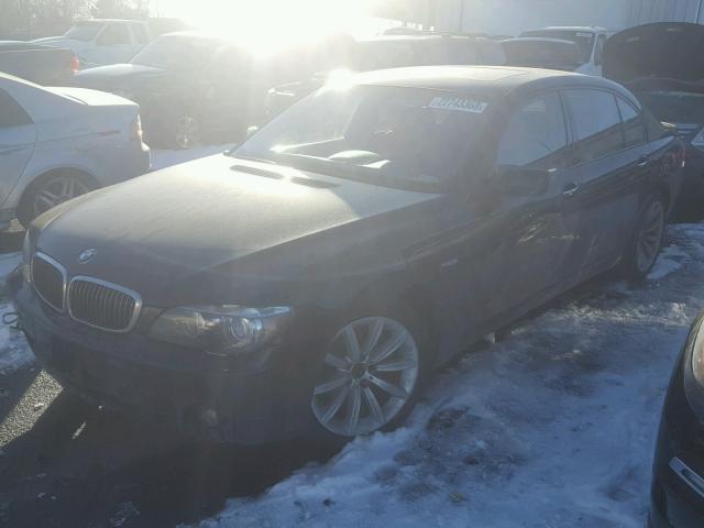 WBAHN83577DT71845 - 2007 BMW 750 BLACK photo 2