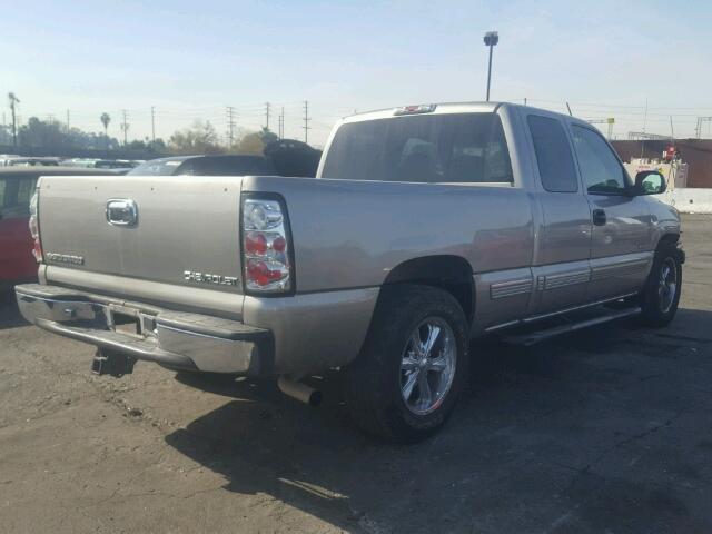 2GCEC19T0Y1155521 - 2000 CHEVROLET SILVERADO BEIGE photo 4