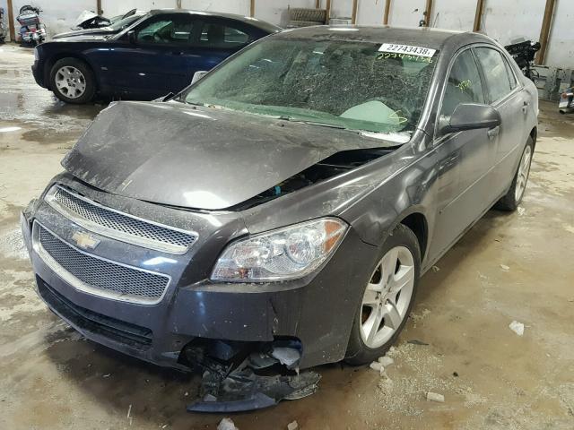 1G1ZB5E19BF297164 - 2011 CHEVROLET MALIBU LS ნაცრისფერი ფოტო 2