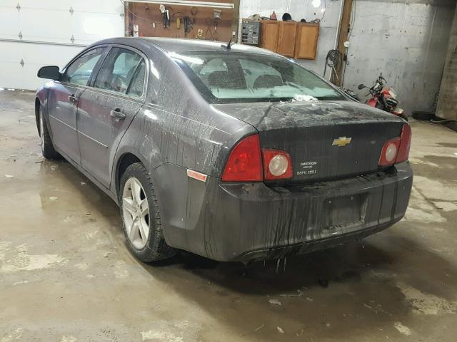 1G1ZB5E19BF297164 - 2011 CHEVROLET MALIBU LS ნაცრისფერი ფოტო 3