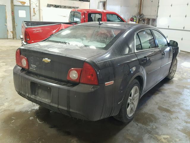 1G1ZB5E19BF297164 - 2011 CHEVROLET MALIBU LS ნაცრისფერი ფოტო 4