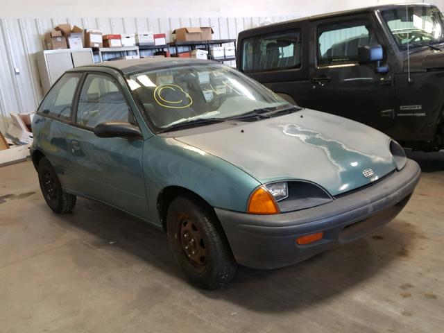 2C1MR2266T6745817 - 1996 GEO METRO BASE GREEN photo 1