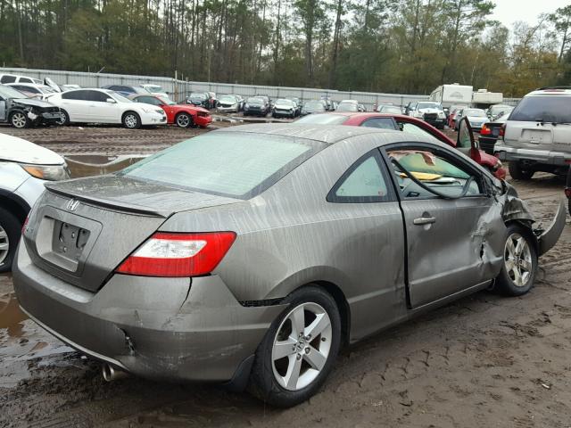 2HGFG12938H508270 - 2008 HONDA CIVIC EXL GRAY photo 4