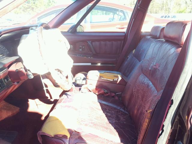 1G3CW53L5M4317396 - 1991 OLDSMOBILE 98 REGENCY BURGUNDY photo 5