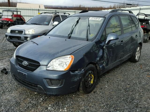 KNAFG528097274970 - 2009 KIA RONDO BASE BLUE photo 2