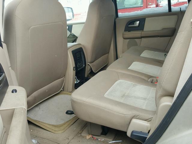 1FMPU16W34LB43609 - 2004 FORD EXPEDITION TAN photo 6