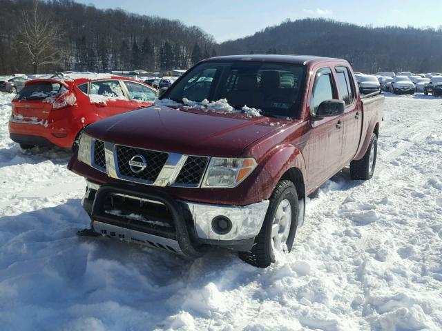 1N6AD09W77C404323 - 2007 NISSAN FRONTIER C MAROON photo 2