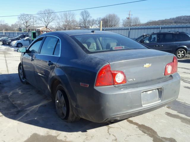 1G1ZG57B184218274 - 2008 CHEVROLET MALIBU LS GRAY photo 3