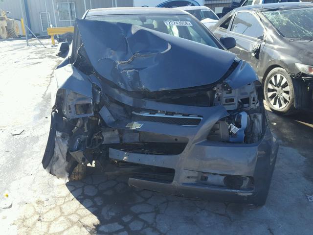 1G1ZG57B184218274 - 2008 CHEVROLET MALIBU LS GRAY photo 9