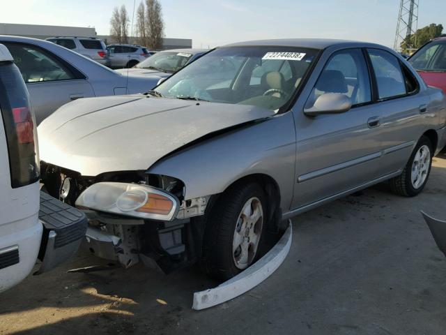 3N1CB51D94L464096 - 2004 NISSAN SENTRA 1.8 TAN photo 2