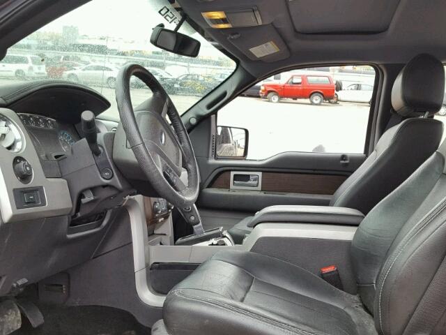 1FTFW1EF6DFA74635 - 2013 FORD F150 SUPER GRAY photo 5