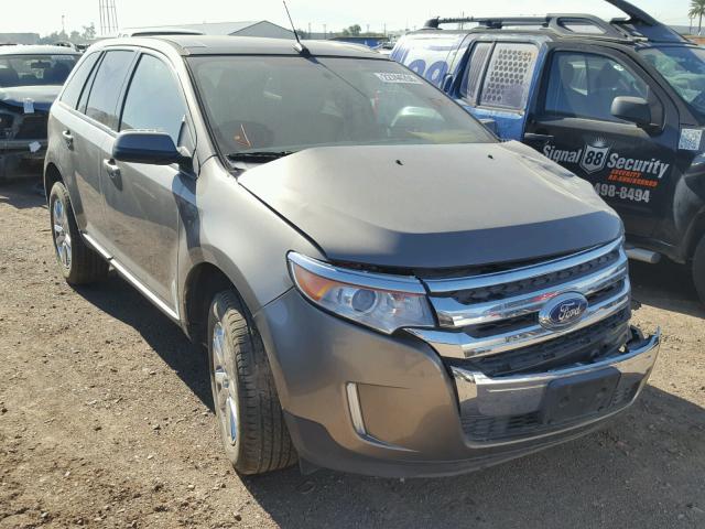 2FMDK3JC5DBE38003 - 2013 FORD EDGE SEL GOLD photo 1