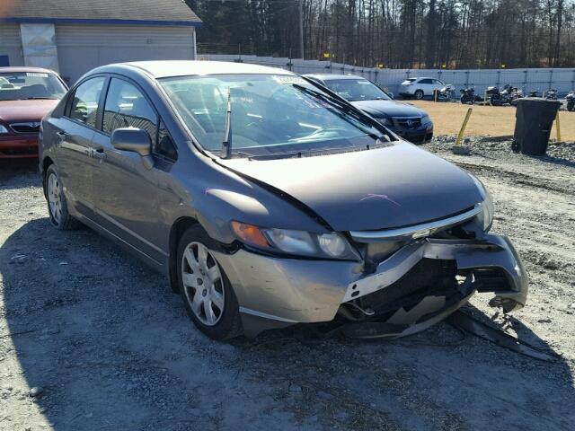 1HGFA16547L090490 - 2007 HONDA CIVIC LX GRAY photo 1