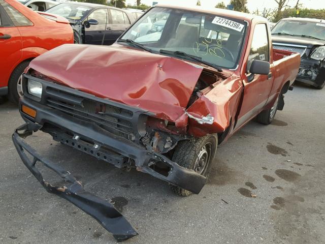 4TARN81A6PZ080131 - 1993 TOYOTA PICKUP 1/2 RED photo 2