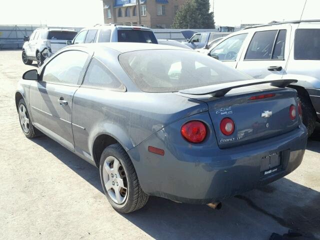 1G1AL15F177278804 - 2007 CHEVROLET COBALT LT GRAY photo 3