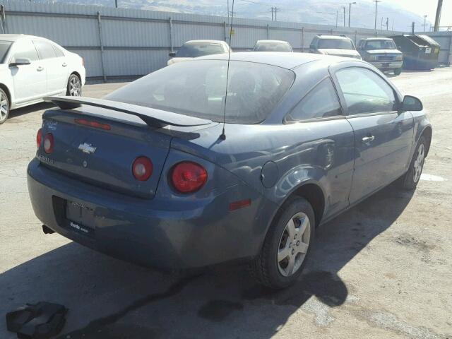 1G1AL15F177278804 - 2007 CHEVROLET COBALT LT GRAY photo 4