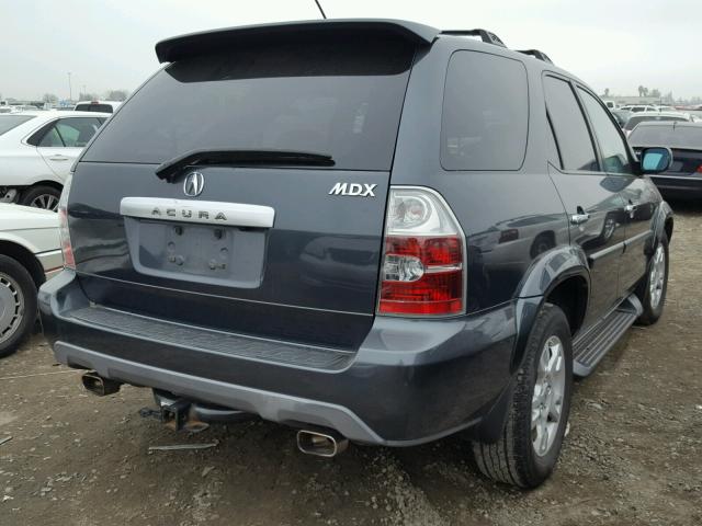 2HNYD18924H506490 - 2004 ACURA MDX TOURIN GRAY photo 4