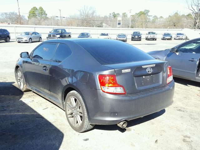 JTKJF5C79B3003790 - 2011 TOYOTA SCION TC GRAY photo 3