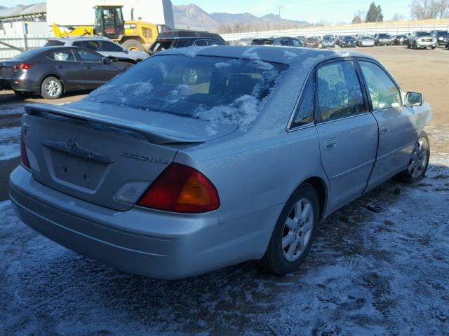 4T1BF28B3YU114373 - 2000 TOYOTA AVALON XL GRAY photo 4