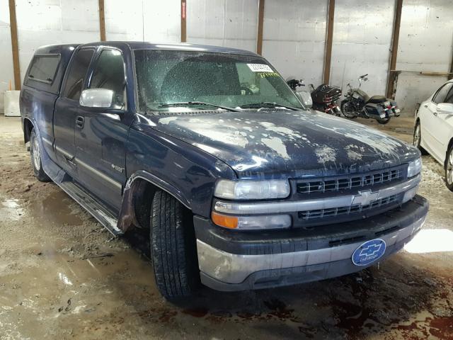 1GCEC19T81Z162164 - 2001 CHEVROLET SILVERADO BLUE photo 1