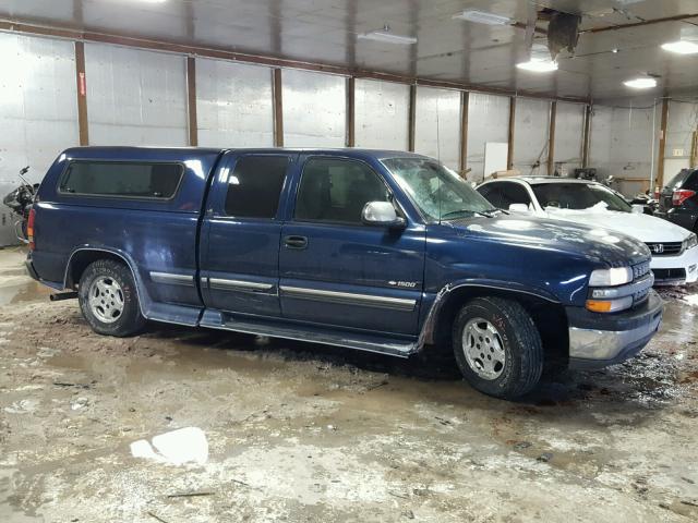 1GCEC19T81Z162164 - 2001 CHEVROLET SILVERADO BLUE photo 9