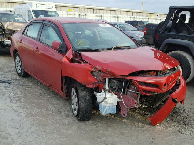 2T1BU4EE4BC613756 - 2011 TOYOTA COROLLA RED photo 1