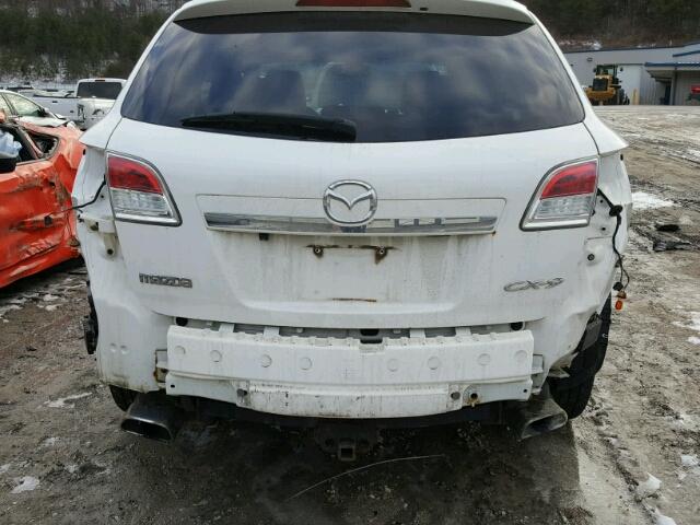 JM3TB38A480150198 - 2008 MAZDA CX-9 WHITE photo 9