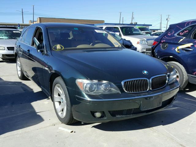 WBAHL83566DT04920 - 2006 BMW 750 I GREEN photo 1