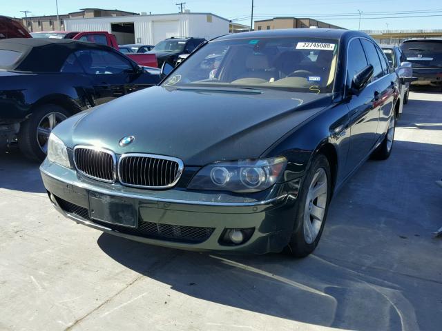 WBAHL83566DT04920 - 2006 BMW 750 I GREEN photo 2