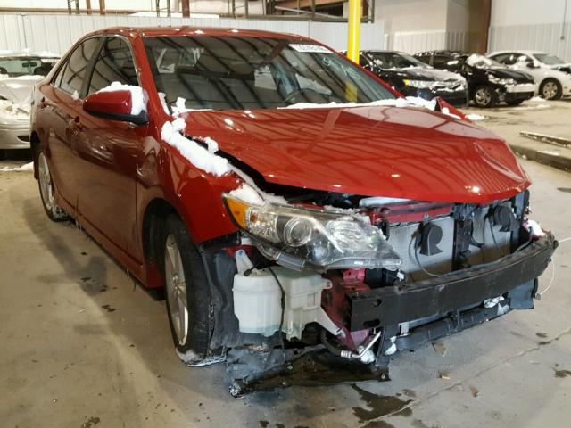 4T1BF1FK5CU542967 - 2012 TOYOTA CAMRY BASE RED photo 1